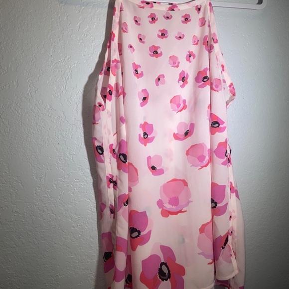 Cabi 5218 Tie-Back Halter Top Blouse Pink Floral M - Picture 3 of 6